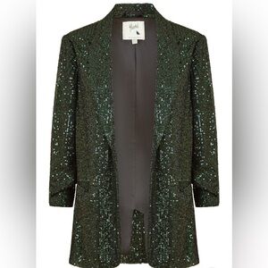 Dark green sequin blazer, Eras Tour